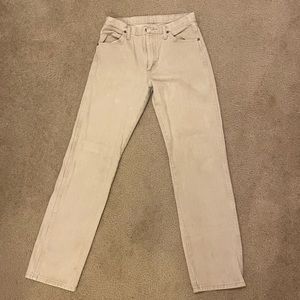 Wrangler khaki tan jeans